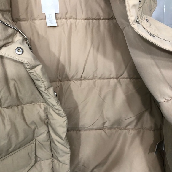UCLA X H&M tan crop puffer vest size L Unisex - Picture 7 of 7